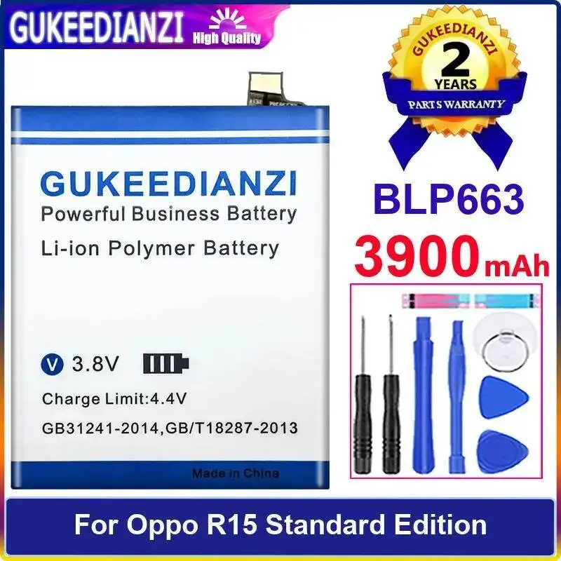 Long-Lasting Performance For Oppo R15 Standard Edition 3900Mah BLP663 Mobile Phone Battery Environmentally Friendly
Long-Lasting Performance For Oppo R15 Standard Edition 3900Mah BLP663 Mobile Phone Battery Environmentally Friendly