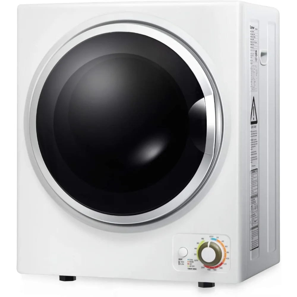 Potable Clothes Dryer, 900W Compact Dryer w/4 Automatic Drying Mode, Stainless Steel Drum & Easy Control Panel, Electric Dryer
Potable Clothes Dryer, 900W Compact Dryer w/4 Automatic Drying Mode, Stainless Steel Drum & Easy Control Panel, Electric Dryer
