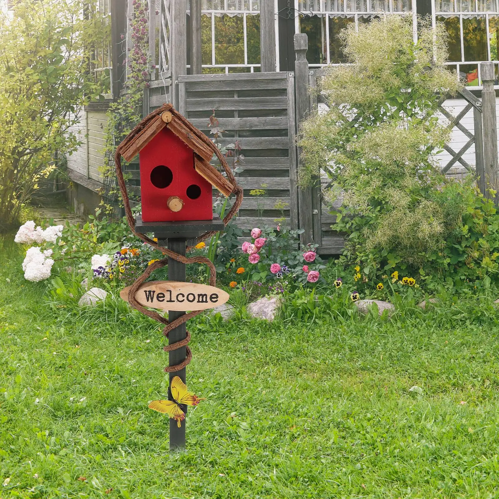 Garden Decorative Stake Lightweight Insert Stick Bird Nest Yard Ornament Outdoor Garden Bird House Home Pet Supplies
Garden Decorative Stake Lightweight Insert Stick Bird Nest Yard Ornament Outdoor Garden Bird House Home Pet Supplies
