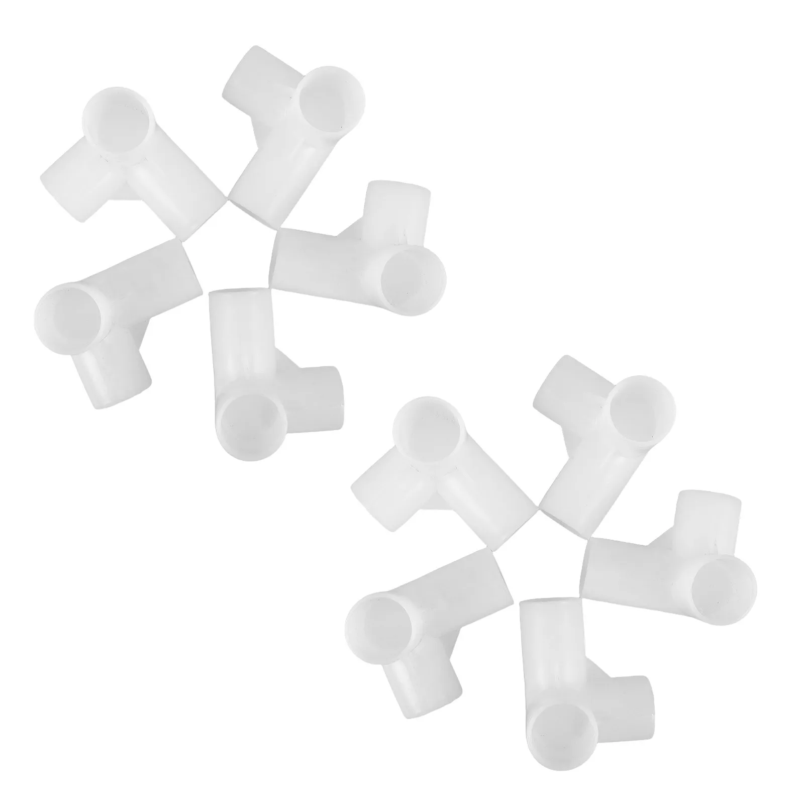 10Pcs Closet Rod Connector Joint 3-Way Plastic Furniture Parts for Wardrobe Shoe Rack Pipe Fittings Inner Diameter 24.5mm Stable
10Pcs Closet Rod Connector Joint 3-Way Plastic Furniture Parts for Wardrobe Shoe Rack Pipe Fittings Inner Diameter 24.5mm Stable