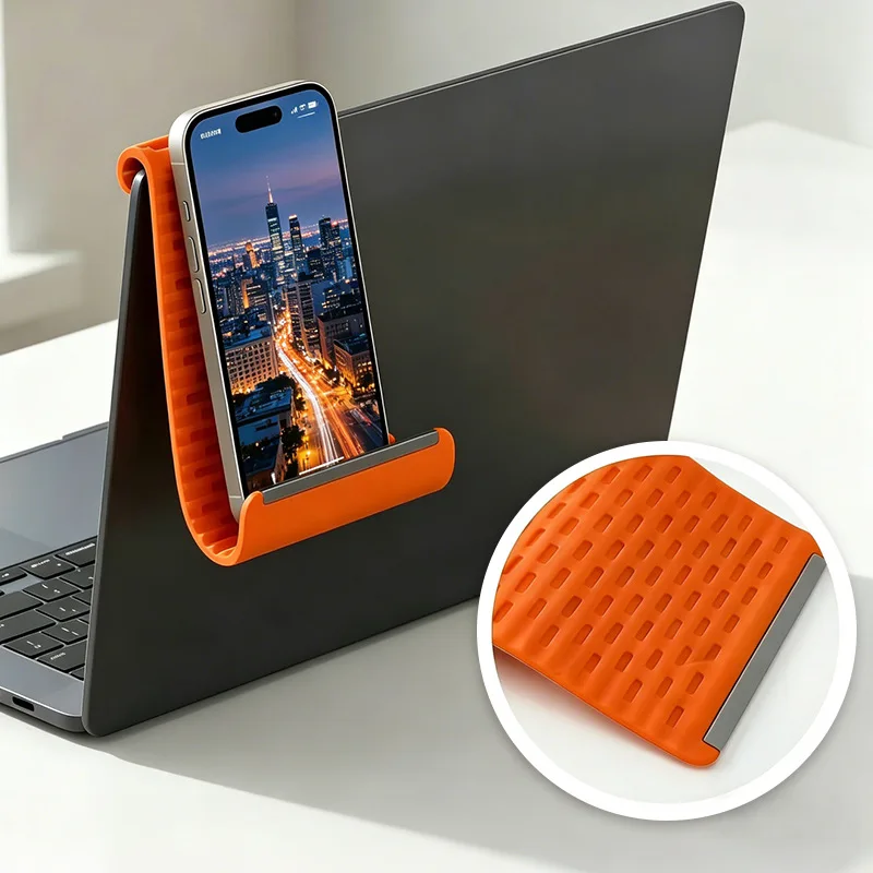 Freely Bendable Silicone Phone Stand Multi-Angle Adjustable Foldable Universal Shapable Mobile Phone Holder for Daily Use
Freely Bendable Silicone Phone Stand Multi-Angle Adjustable Foldable Universal Shapable Mobile Phone Holder for Daily Use