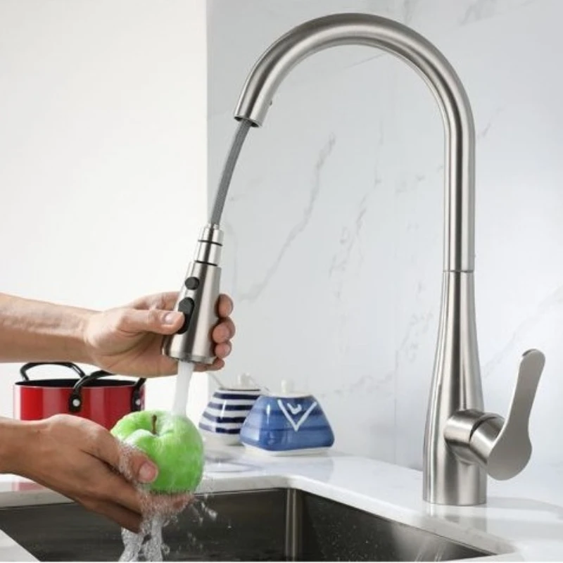 Universal Rotating Mesh Water Outlet Pull-out Faucet for Kitchen Vegetable Washing Basin and Sink, Stainless Steel Faucet
Universal Rotating Mesh Water Outlet Pull-out Faucet for Kitchen Vegetable Washing Basin and Sink, Stainless Steel Faucet