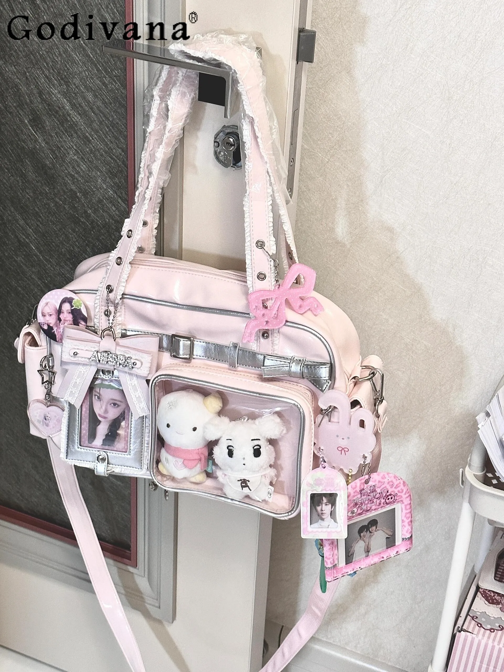 JK Uniform Bag Large Capacity Concert Star Chasing Pain Bag Small Capacity Sweet Girl Cute College Daily Commute Messenger Bag
JK Uniform Bag Large Capacity Concert Star Chasing Pain Bag Small Capacity Sweet Girl Cute College Daily Commute Messenger Bag