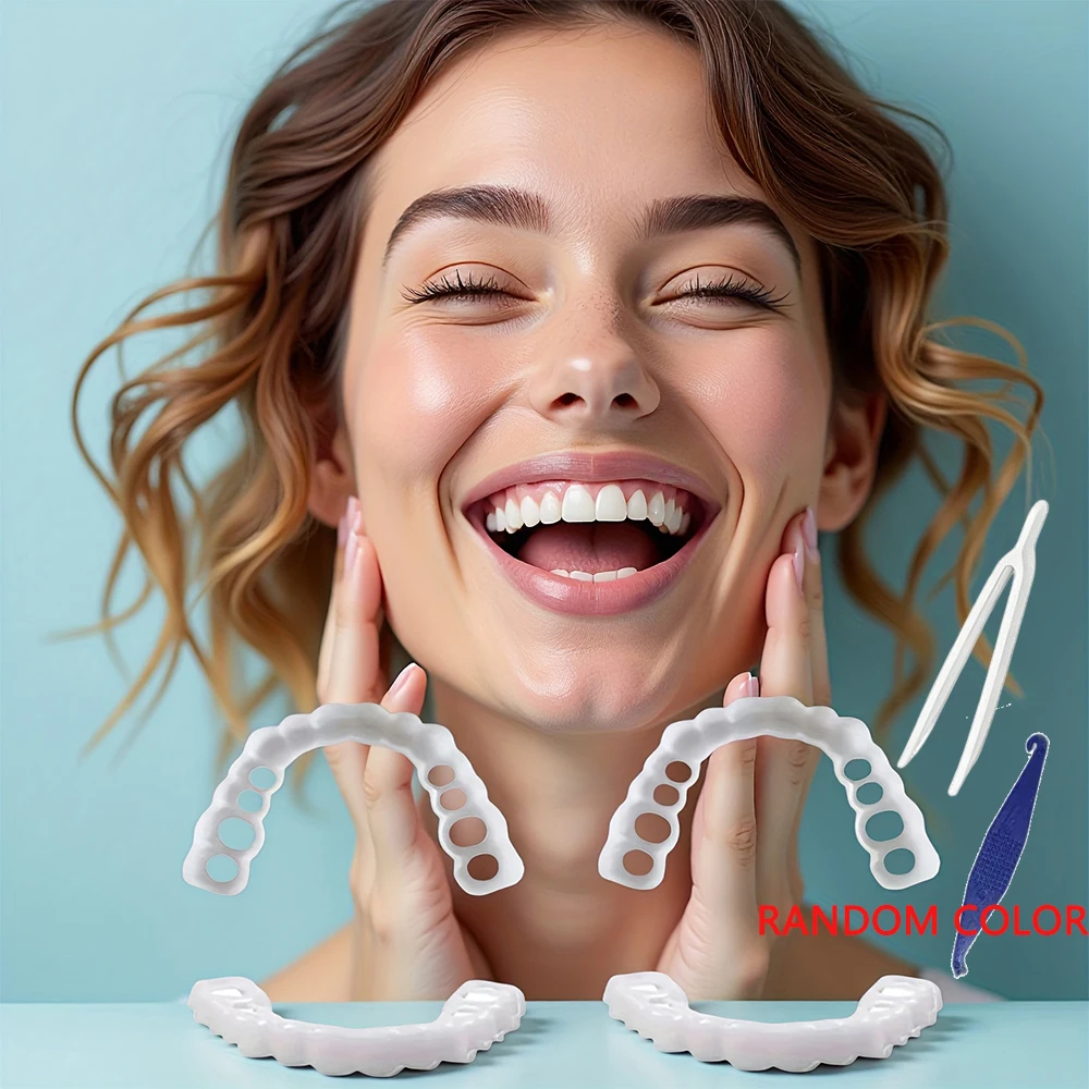 Slim Lightweight Teeth Veneers Reusable Temporary Cover, No heavy pressure on teeth for all day casual wearing H2931
Slim Lightweight Teeth Veneers Reusable Temporary Cover, No heavy pressure on teeth for all day casual wearing H2931