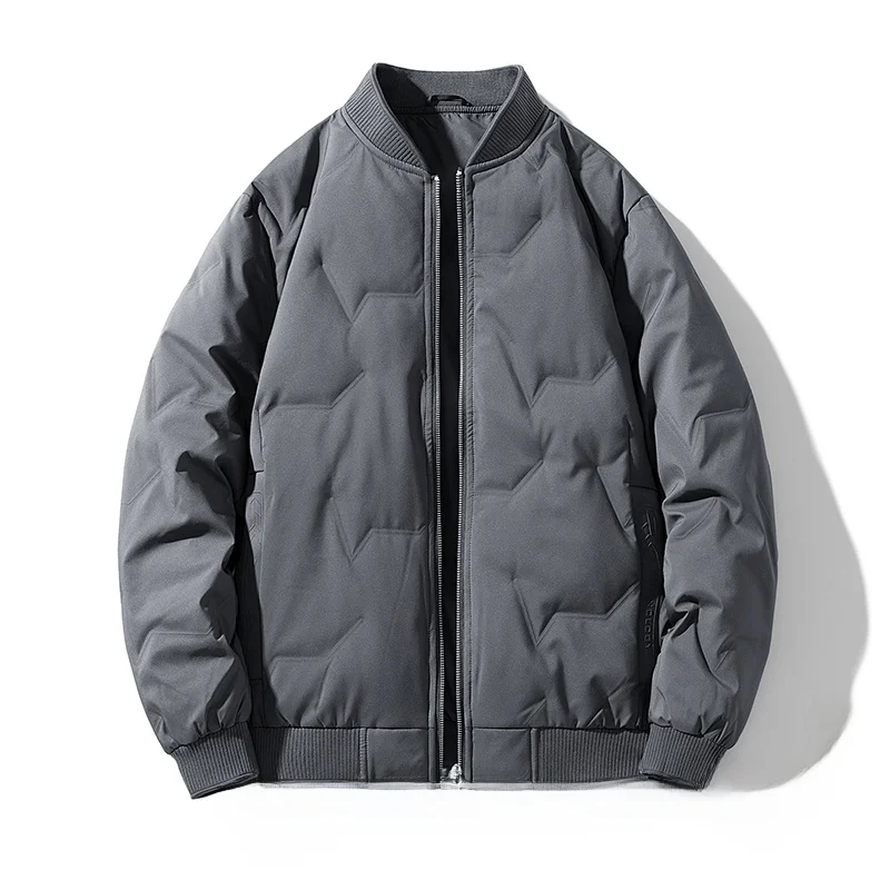 Fashionable Minimalist Korean Style Men's down Jacket 2025 New White Duck down Baseball Collar Short Length Pure Color
Fashionable Minimalist Korean Style Men's down Jacket 2025 New White Duck down Baseball Collar Short Length Pure Color