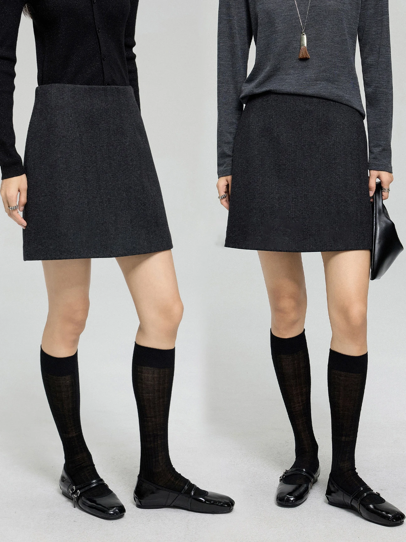 Gray A-Line High Waist Half-length Skirt Women's Fashionable Slimming Anti-wrinkle Spring Commute Trendy Skirt
Gray A-Line High Waist Half-length Skirt Women's Fashionable Slimming Anti-wrinkle Spring Commute Trendy Skirt