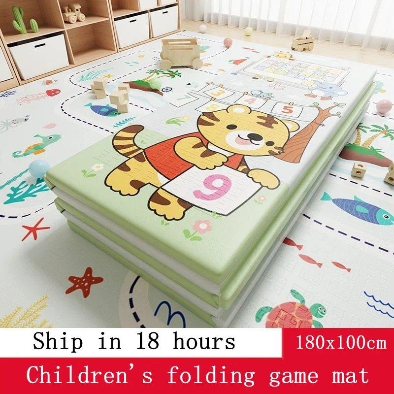Foldable Non-Toxic Baby Play Mat Educational Children's Carpet in The Nursery Climbing Pad Kids Rug Activitys Games Toys 180*100
Foldable Non-Toxic Baby Play Mat Educational Children's Carpet in The Nursery Climbing Pad Kids Rug Activitys Games Toys 180*100
