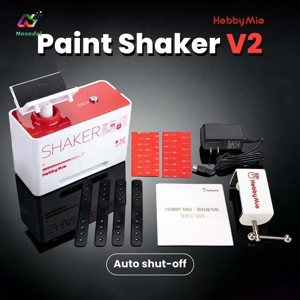 Hobby Mio V2 Paint Shaker Electric Centrifugal Paint Mixer for Gundam Model Building Auto Shut Off Overload Protection Hobby DIY
Hobby Mio V2 Paint Shaker Electric Centrifugal Paint Mixer for Gundam Model Building Auto Shut Off Overload Protection Hobby DIY