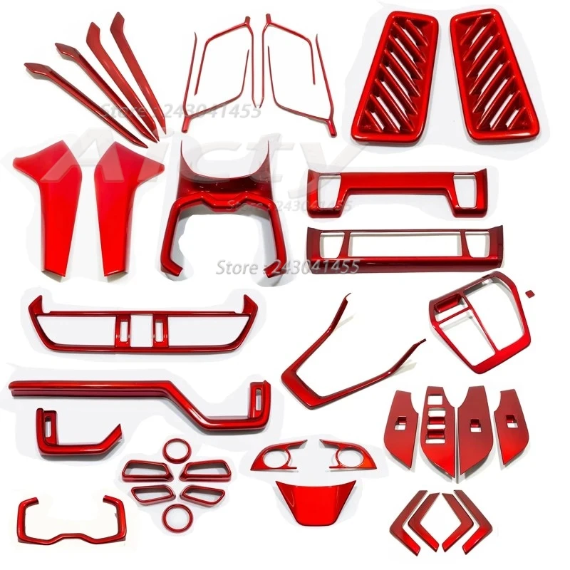 For Toyota RAV4 2019 2020-2023 2024 abs red color Car Interior Accessories Console Gear Shift Panel AC Window Switch Cover Trims
For Toyota RAV4 2019 2020-2023 2024 abs red color Car Interior Accessories Console Gear Shift Panel AC Window Switch Cover Trims