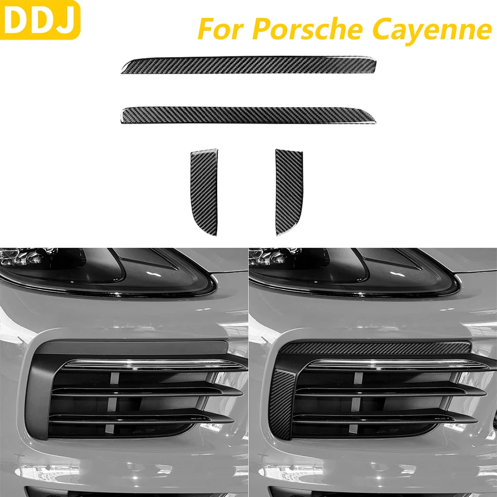 Soft Carbon Fiber Front Bumper Spoiler Vent Panel Trim Cover For Porsche Cayenne 9Y0 9YA 9YB E3 2018-2023 Interior Accessories
Soft Carbon Fiber Front Bumper Spoiler Vent Panel Trim Cover For Porsche Cayenne 9Y0 9YA 9YB E3 2018-2023 Interior Accessories