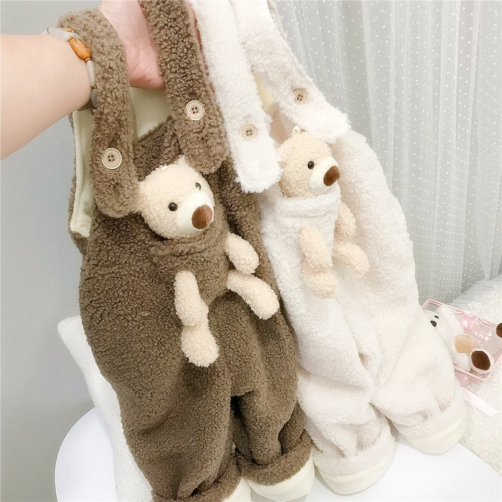 Winter Children Boys Strappy Pant Cotton Fleece Bear Infront Pockets Baby Boys Suspender Loose Thicken Warm Little Boys Overalls
Winter Children Boys Strappy Pant Cotton Fleece Bear Infront Pockets Baby Boys Suspender Loose Thicken Warm Little Boys Overalls
