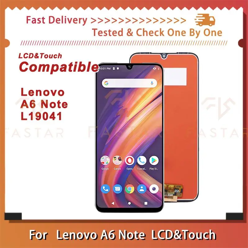 6.09"Original For Lenovo A6 Note lcd L19041 LCD Display Touch Digitizer Assembly replacement phone Screen Lenovo A6Note lcd
6.09"Original For Lenovo A6 Note lcd L19041 LCD Display Touch Digitizer Assembly replacement phone Screen Lenovo A6Note lcd