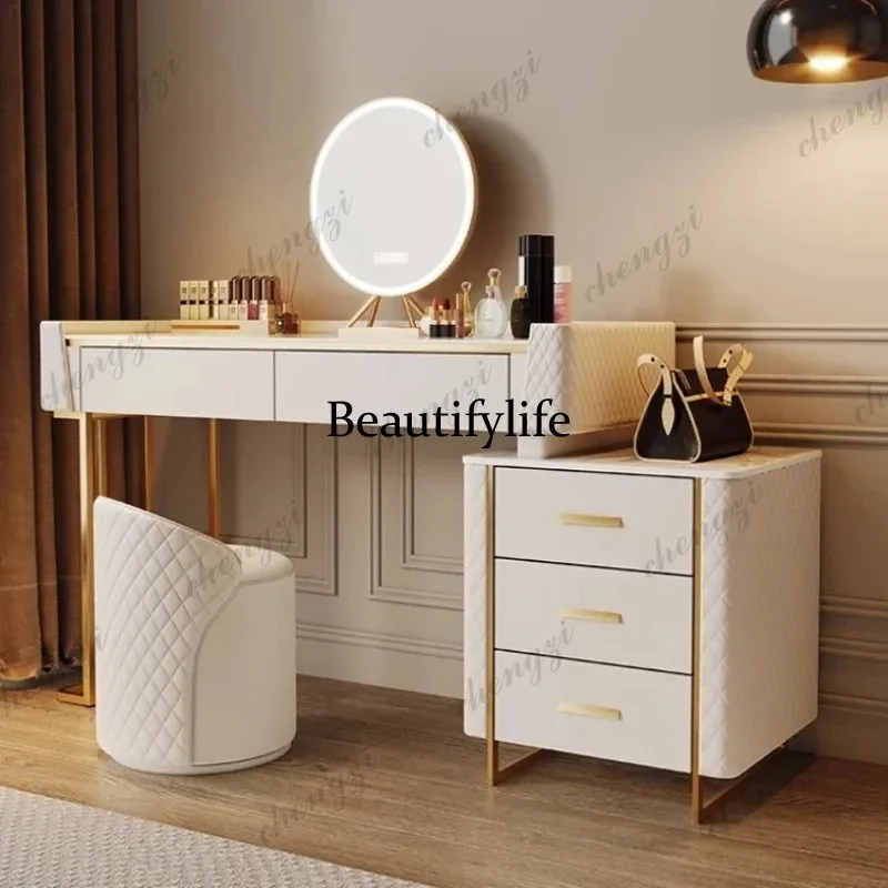 Organizer Light Mirror Vanity Table Aesthetic Simple Makeup Storage Simple Dressing Table Drawer Decor Penteadeira Furniture
Organizer Light Mirror Vanity Table Aesthetic Simple Makeup Storage Simple Dressing Table Drawer Decor Penteadeira Furniture