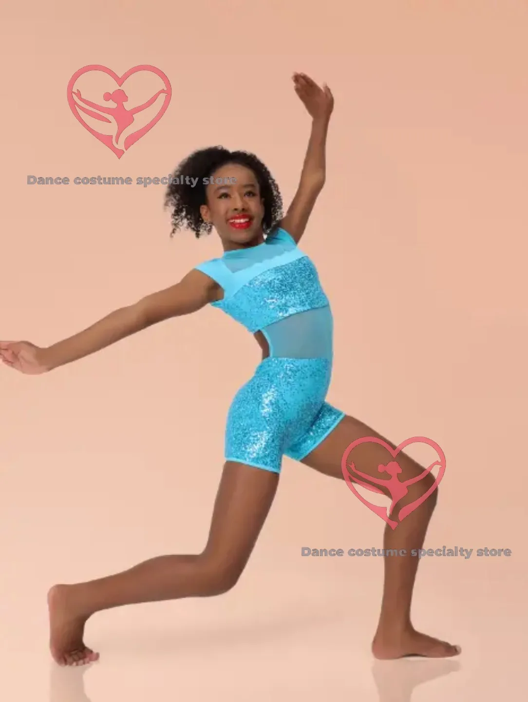 High-quality Bright Blue Sequin One-piece Leotard Dance Costume
High-quality Bright Blue Sequin One-piece Leotard Dance Costume