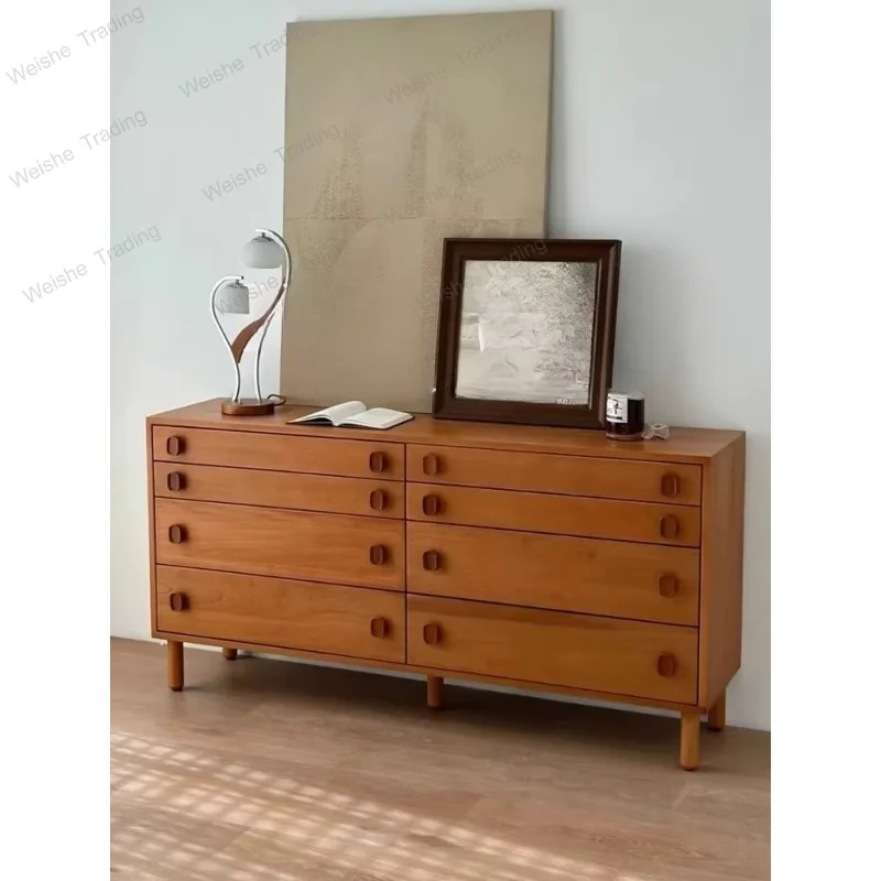 Medieval solid wood chest, living room storage cabinet, dining room side cabinet, locker, modern simple bedroom
Medieval solid wood chest, living room storage cabinet, dining room side cabinet, locker, modern simple bedroom