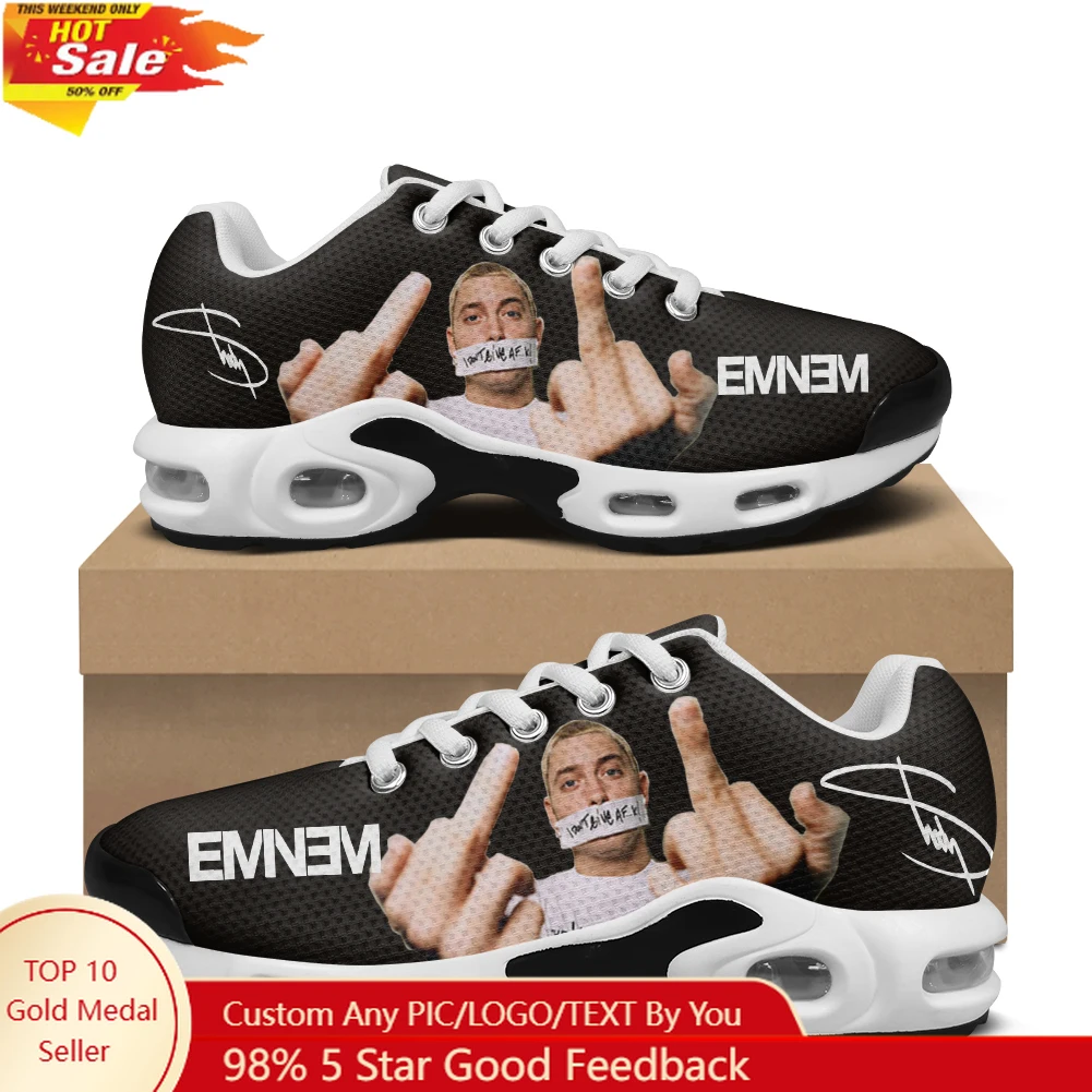 Eminem хип-хоп рок-певец кроссовки на воздушной подушке мужские женские походные кроссовки обувь для альпинизма обувь на заказ
Eminem хип-хоп рок-певец кроссовки на воздушной подушке мужские женские походные кроссовки обувь для альпинизма обувь на заказ