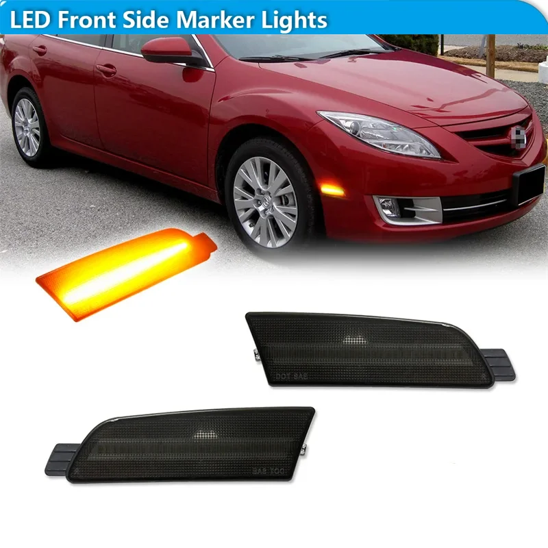 For Mazda 6 2009 2010 2011 2012 2013 Car Front Bumper LED Side Marker Lights, Turn Signal Parking Lights 12V
For Mazda 6 2009 2010 2011 2012 2013 Car Front Bumper LED Side Marker Lights, Turn Signal Parking Lights 12V