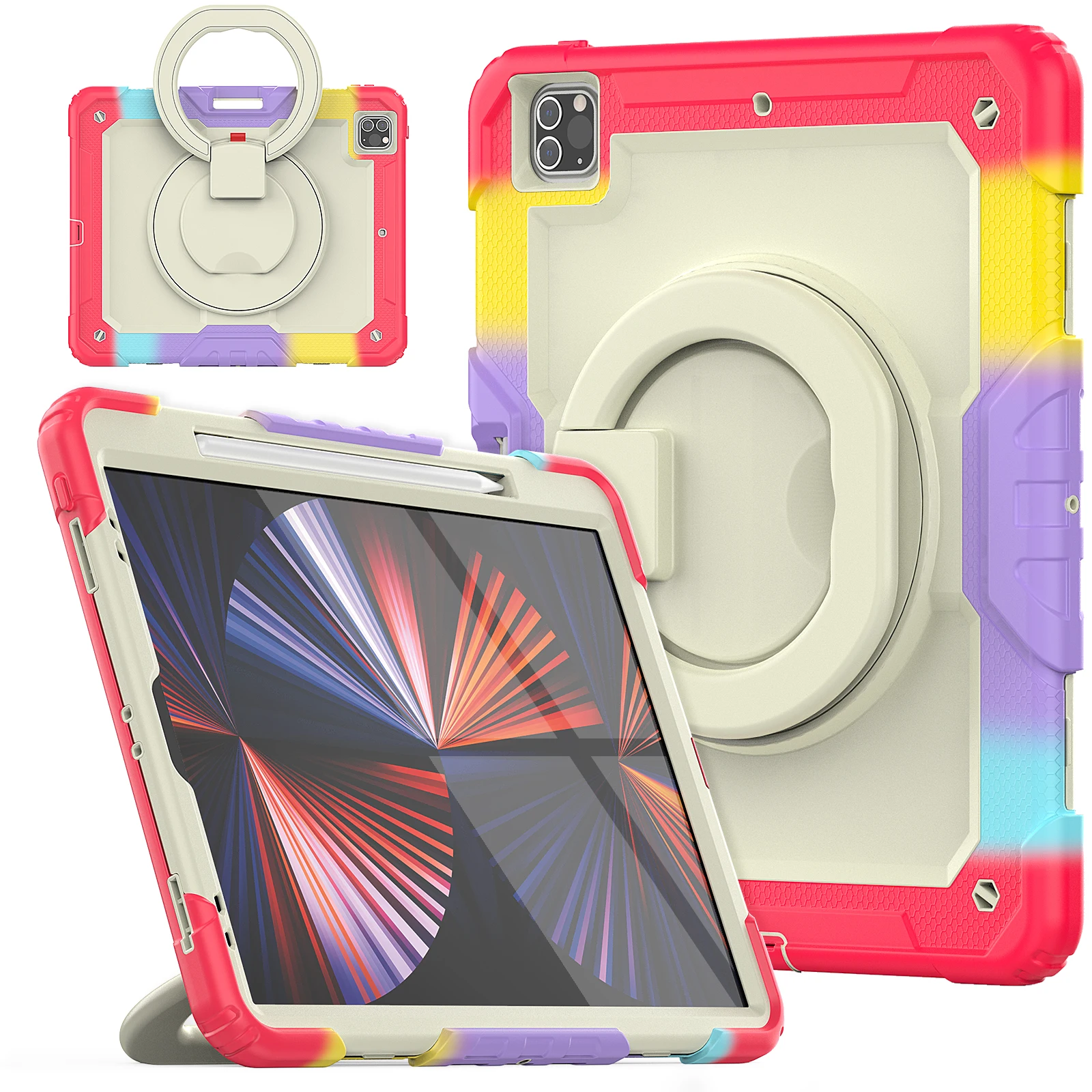 Cover For iPad Pro 12.9 2018 2020 2021 Case Shockproof Anti-fall Heavy Protective Rugged Duty Tablet Case For iPad 12.9" Cover
Cover For iPad Pro 12.9 2018 2020 2021 Case Shockproof Anti-fall Heavy Protective Rugged Duty Tablet Case For iPad 12.9" Cover