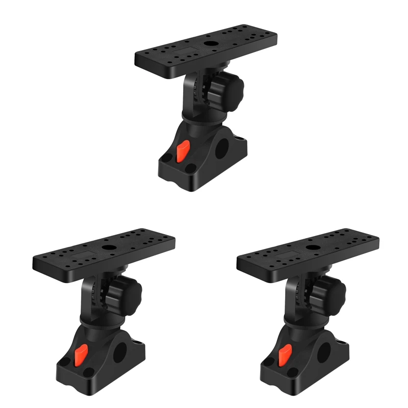 3X Universal Marine Electronic Fish Finder Mount Fishfinder GPS Plate Rotating Boat Supporter
3X Universal Marine Electronic Fish Finder Mount Fishfinder GPS Plate Rotating Boat Supporter