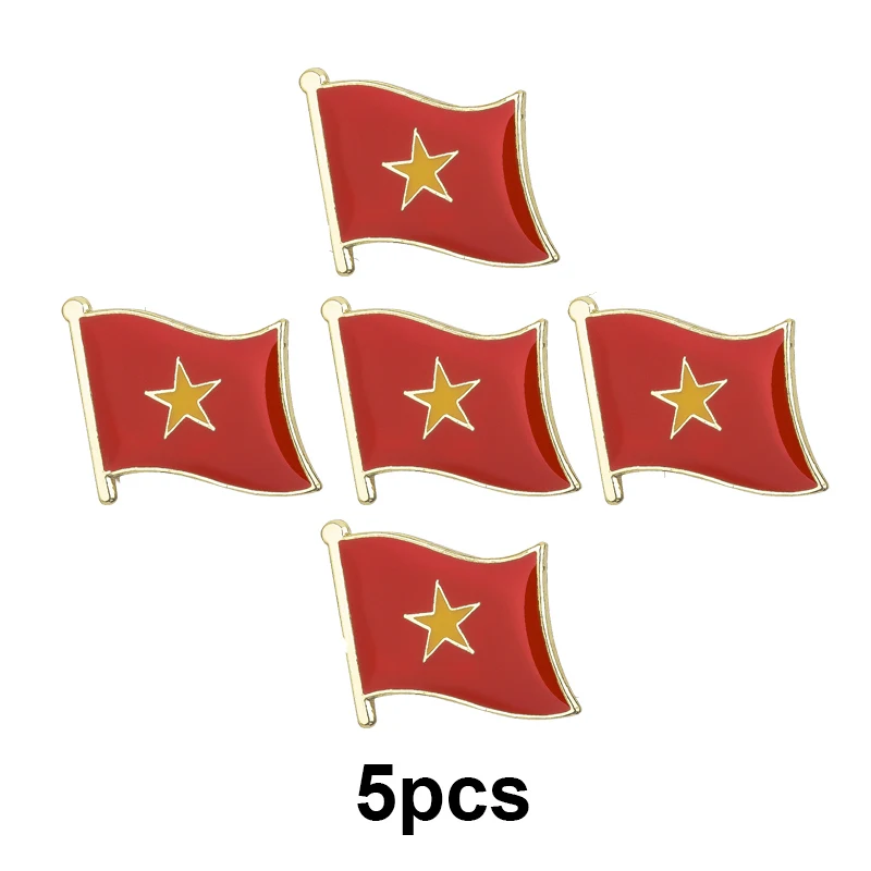 1-100pcs Vietnam Flag Lapel Pin Flag badge Brooch Pins Badges
1-100pcs Vietnam Flag Lapel Pin Flag badge Brooch Pins Badges