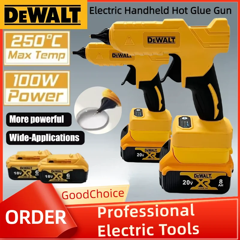 Dewalt Hot Air Hot Glue Gun Cordless Handheld Electric Hot Melt Welding DIY Craft Repair Tool For 20V Battery
Dewalt Hot Air Hot Glue Gun Cordless Handheld Electric Hot Melt Welding DIY Craft Repair Tool For 20V Battery