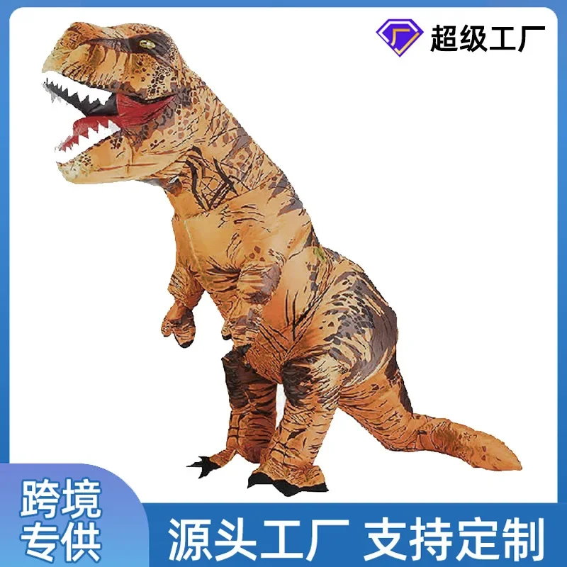 Надувной костюм динозавра на Хэллоуин, забавная кукла, косплей, надувной костюм Тираннозавра Рекса, ролевая игра
Надувной костюм динозавра на Хэллоуин, забавная кукла, косплей, надувной костюм Тираннозавра Рекса, ролевая игра