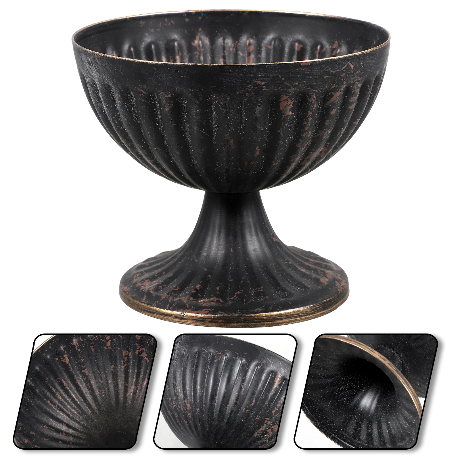 Vintage Iron Vase Black Finish Wedding Decor Rustic Farmhouse Urn Fresh Silk Dried Flowers Metal Flower Pot Centerpiece Tabletop
Vintage Iron Vase Black Finish Wedding Decor Rustic Farmhouse Urn Fresh Silk Dried Flowers Metal Flower Pot Centerpiece Tabletop