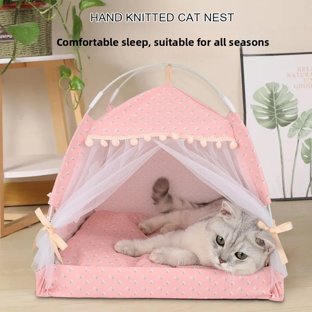 Summer Semi - Enclosed Pet Bed! Foldable with Cooling Mat, Oxford Cloth. Indoor/Outdoor, Breathable & Cozy
Summer Semi - Enclosed Pet Bed! Foldable with Cooling Mat, Oxford Cloth. Indoor/Outdoor, Breathable & Cozy