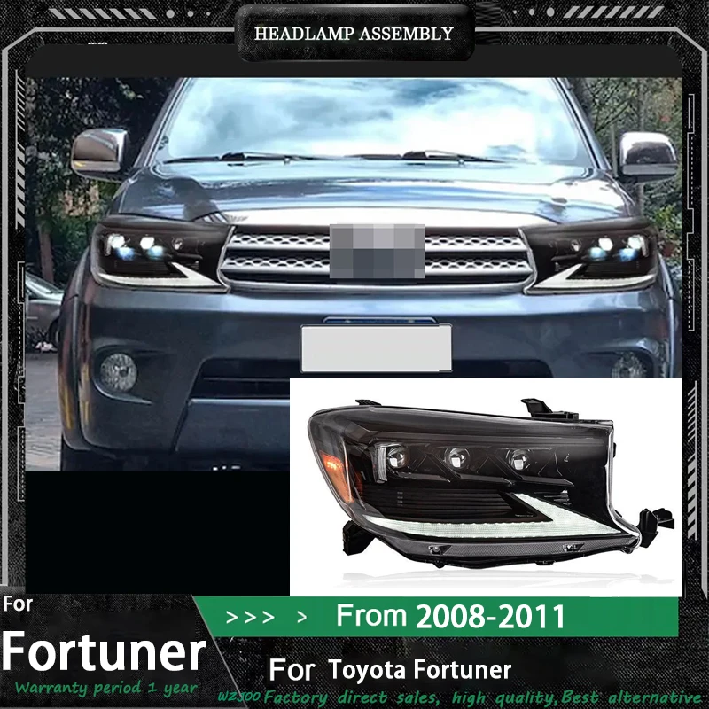Car For Toyota Fortuner Headlight 2008-2016 Upgrade Modified to New DRL Dynamic Turn Signal LED Headlight Auto Accessories
Car For Toyota Fortuner Headlight 2008-2016 Upgrade Modified to New DRL Dynamic Turn Signal LED Headlight Auto Accessories