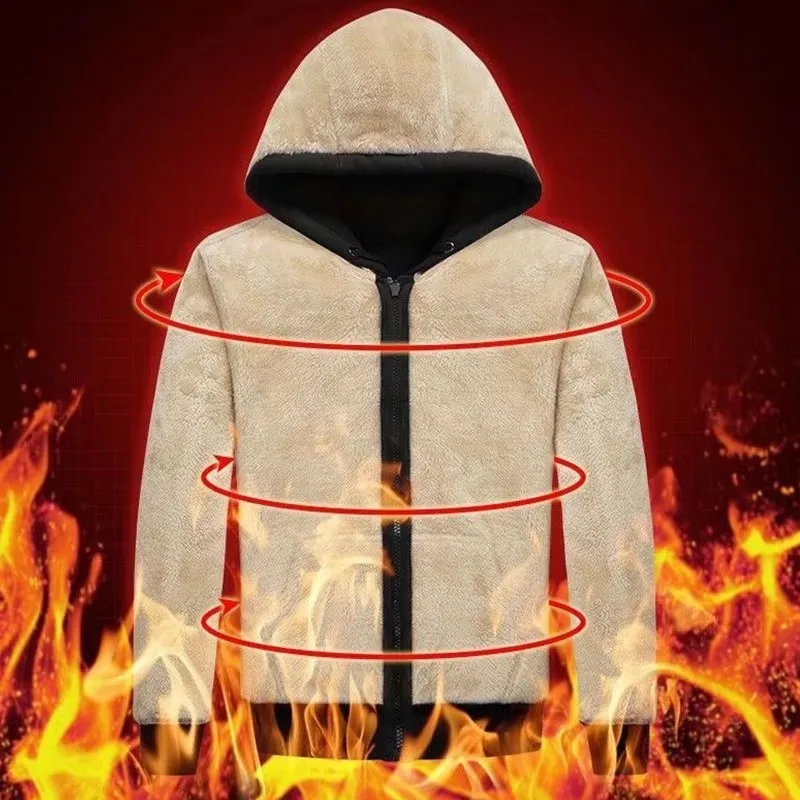 Autumn and Winter Lamb Fleece Zipper Hoodie Thickened Warm Coat Long Sleeve Casual Sports Hoodie coat
Autumn and Winter Lamb Fleece Zipper Hoodie Thickened Warm Coat Long Sleeve Casual Sports Hoodie coat