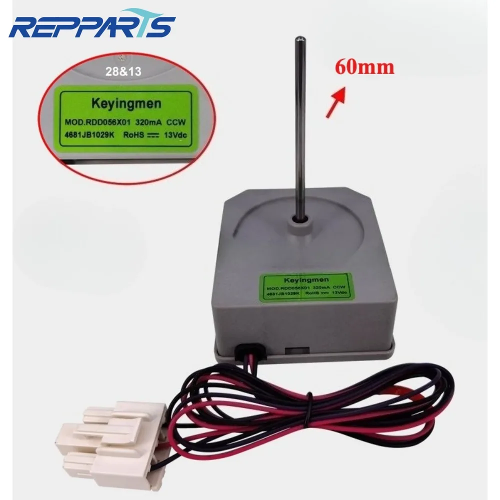 New 4681JB1029K DC13V Cooling Fan Motor For LG Refrigerator Fridge Radiator Freezer Parts
New 4681JB1029K DC13V Cooling Fan Motor For LG Refrigerator Fridge Radiator Freezer Parts