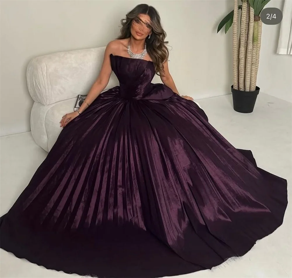 Роскошное вечернее плиссированное вечернее платье без бретелек, длинное бальное платье для выпускного вечера без рукавов, элегантное вечернее женское платье по индивидуальному заказу
Роскошное вечернее плиссированное вечернее платье без бретелек, длинное бальное платье для выпускного вечера без рукавов, элегантное вечернее женское платье по индивидуальному заказу