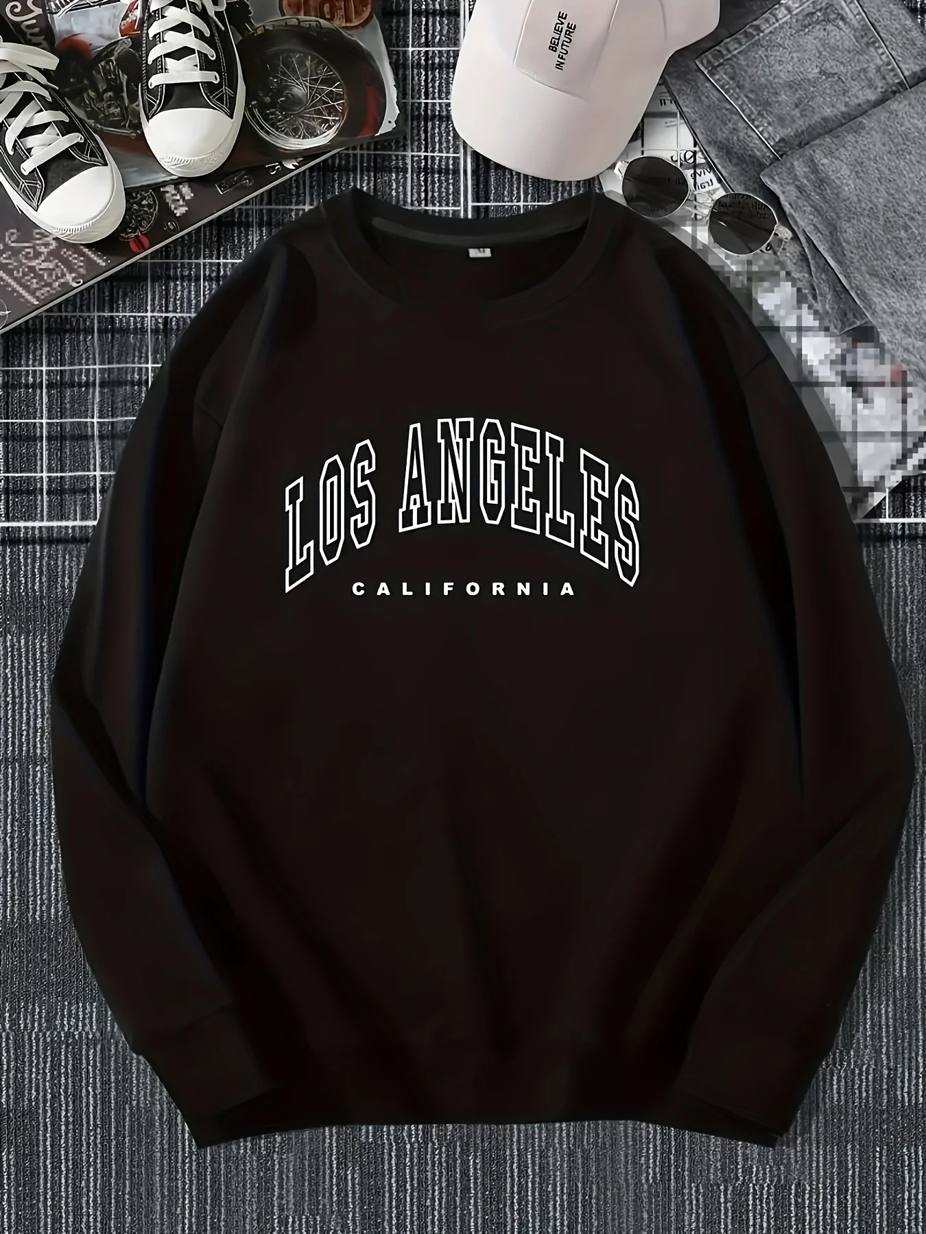Letter Print Pullover Sweatshirt, Casual Long Sleeve Crew Neck Sweatshirt For Fall & Winter, Women's Clothing
Letter Print Pullover Sweatshirt, Casual Long Sleeve Crew Neck Sweatshirt For Fall & Winter, Women's Clothing