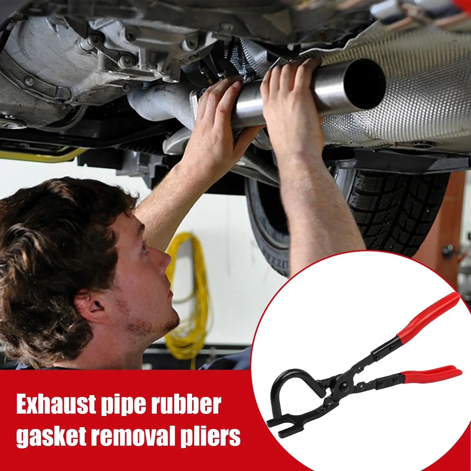 Exhaust Hanger Separation Pliers Exhaust Hanger Removal Tool Rubber Bracket Ergonomic Automotive Repair Supplies
Exhaust Hanger Separation Pliers Exhaust Hanger Removal Tool Rubber Bracket Ergonomic Automotive Repair Supplies