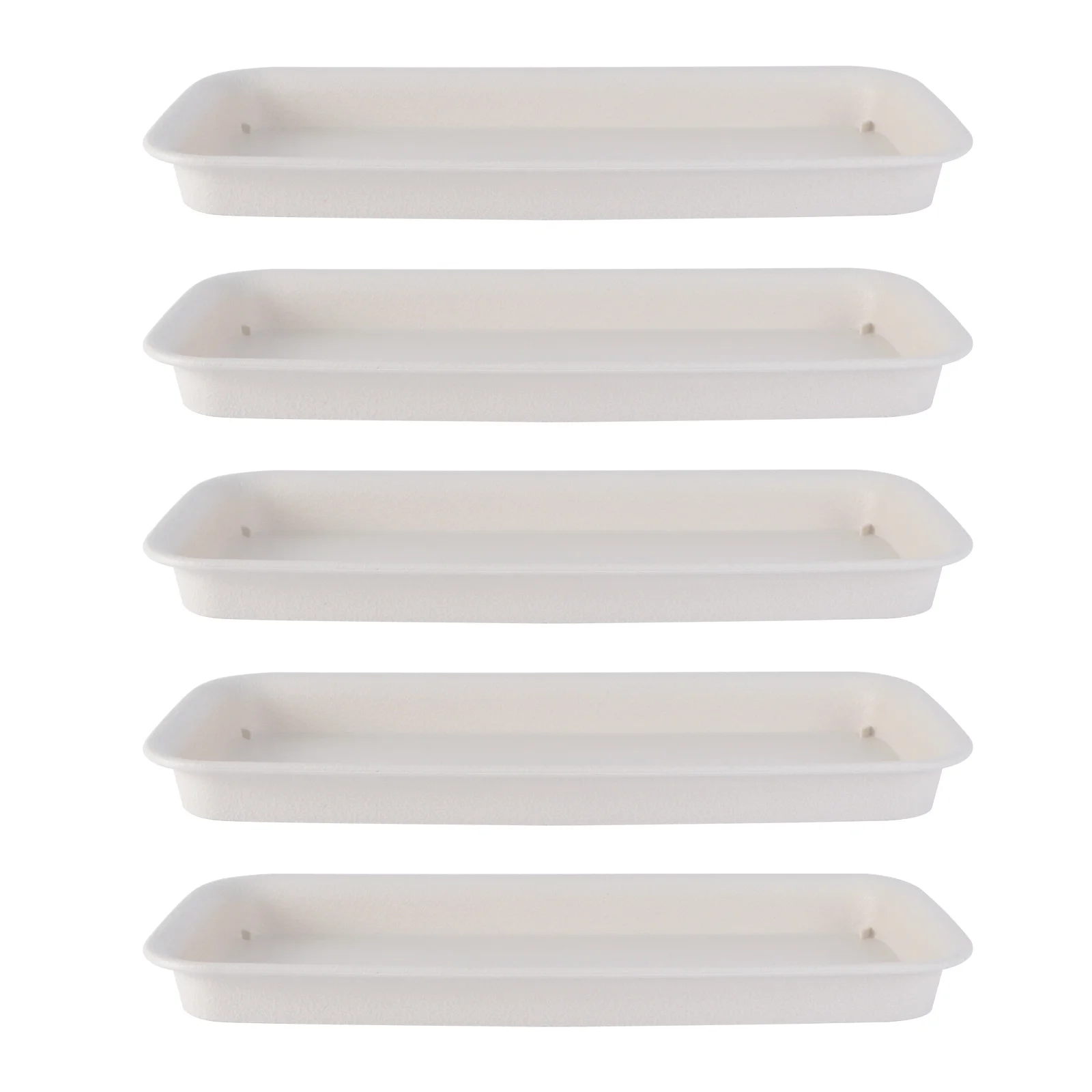 5 Pcs Rectangular Water Tray Bonsai Tree Flower Pots Plant Drought Resistance Beige
5 Pcs Rectangular Water Tray Bonsai Tree Flower Pots Plant Drought Resistance Beige