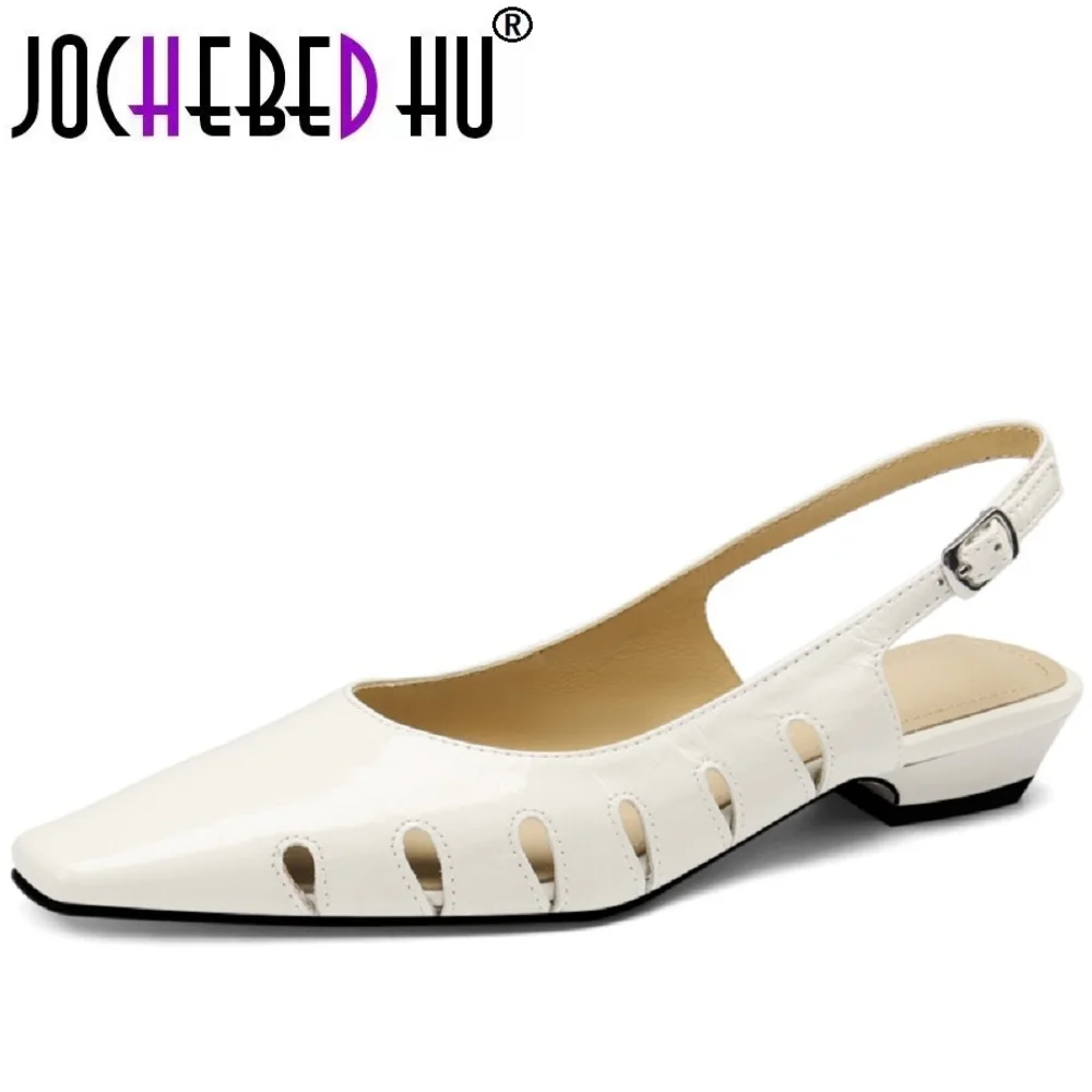 【JOCHEBED HU】women's Handmade genuine leather Square toe Mid Hells sandals elegant ladies slim daily dress shoes 34-40
【JOCHEBED HU】women's Handmade genuine leather Square toe Mid Hells sandals elegant ladies slim daily dress shoes 34-40
