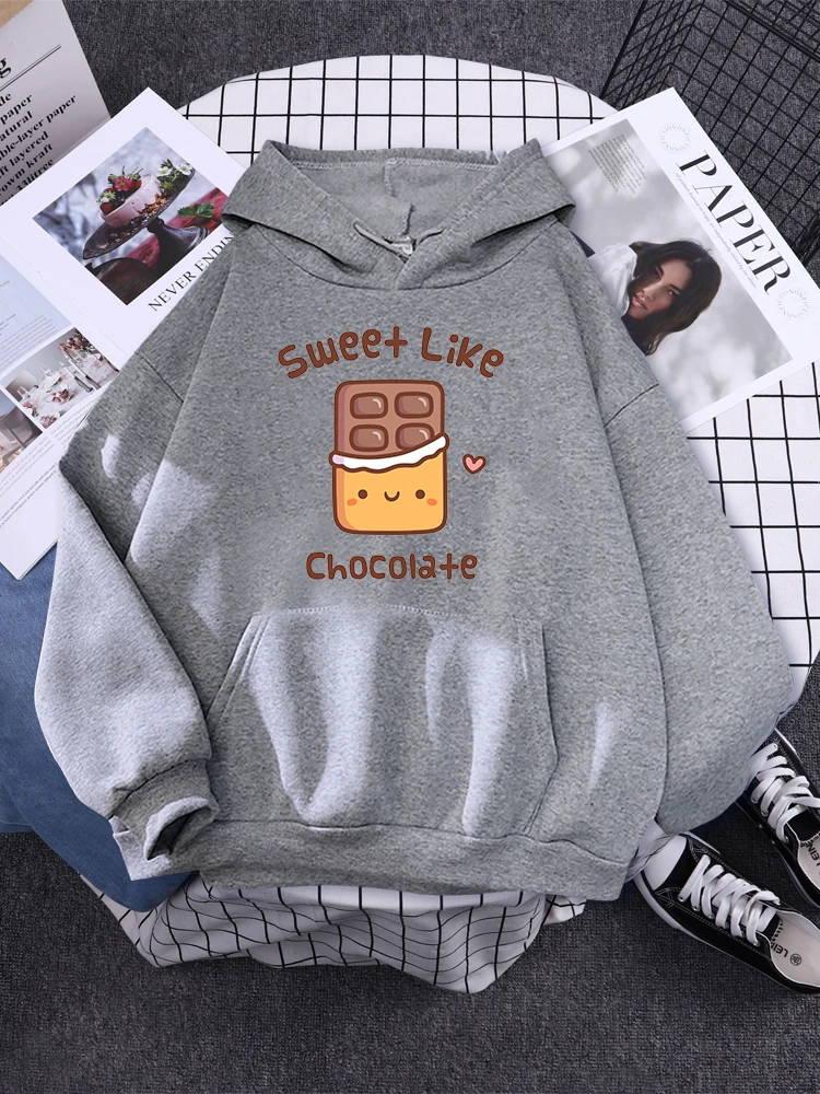Sweet Like Chocolateprinted Women Hoody Simple Comfortable Tracksuit Street Loose Hip Hop Streetwear Fashion Hooded Sweatshirts
Sweet Like Chocolateprinted Women Hoody Simple Comfortable Tracksuit Street Loose Hip Hop Streetwear Fashion Hooded Sweatshirts