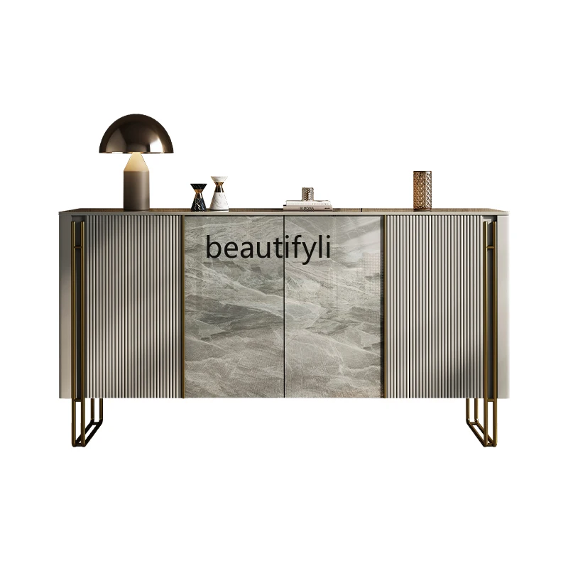 Modern light luxury entrance cabinet Italian-style stone slab simple dining side cabinet living room storage decorative cabinet
Modern light luxury entrance cabinet Italian-style stone slab simple dining side cabinet living room storage decorative cabinet