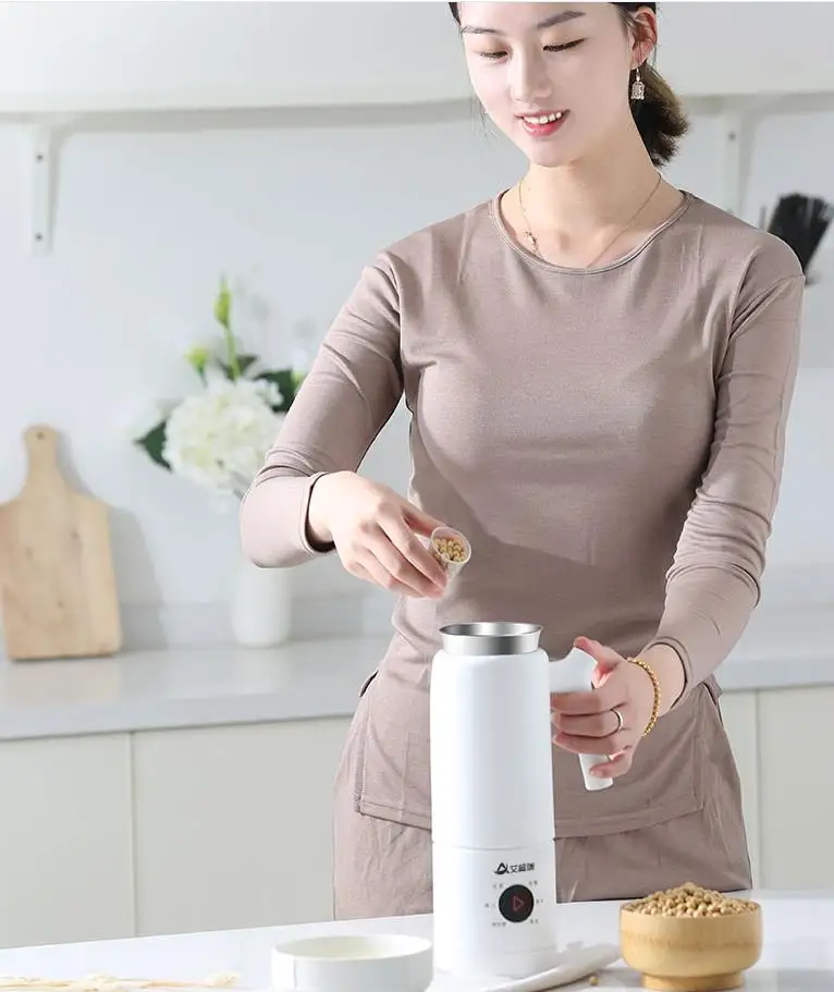 220V Soymilk Machine Electric Kettle Multifunction Heating Soya-Bean Milk Juicer Stir Rice Paste Maker 6 Blade Filter-free 300ml
220V Soymilk Machine Electric Kettle Multifunction Heating Soya-Bean Milk Juicer Stir Rice Paste Maker 6 Blade Filter-free 300ml