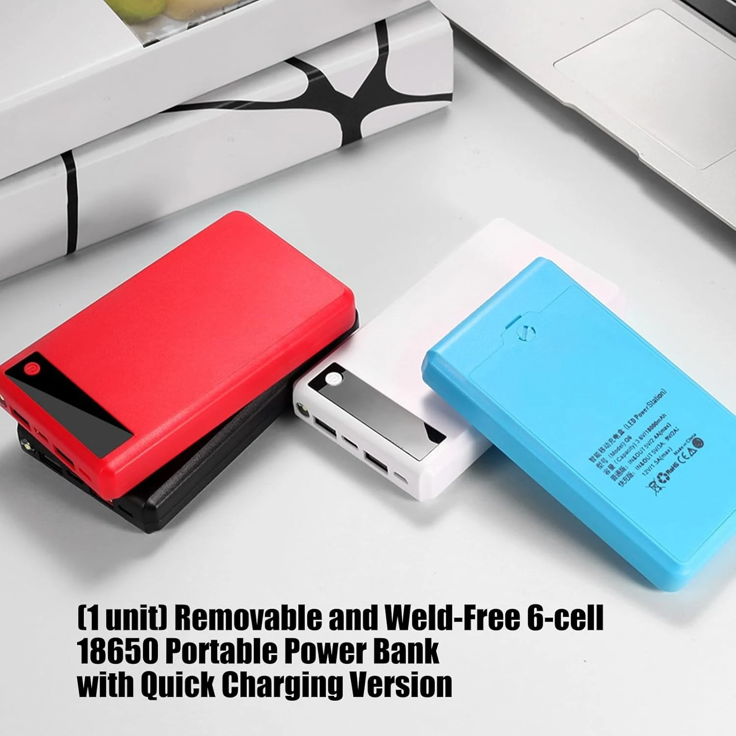 6*18650 Batterie Powerbank Case 22.5W Uscita Protocolli di Ricarica Multipli Rimovibile Power Set Battery Holder Battery Planner
6*18650 Batterie Powerbank Case 22.5W Uscita Protocolli di Ricarica Multipli Rimovibile Power Set Battery Holder Battery Planner