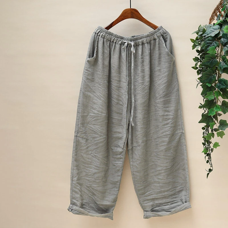100% Linen Women Casual Pants New Arrival 2025 Vintage Style Solid Color Loose Comfortable Female Ankle-length Harem Pants M2167
100% Linen Women Casual Pants New Arrival 2025 Vintage Style Solid Color Loose Comfortable Female Ankle-length Harem Pants M2167