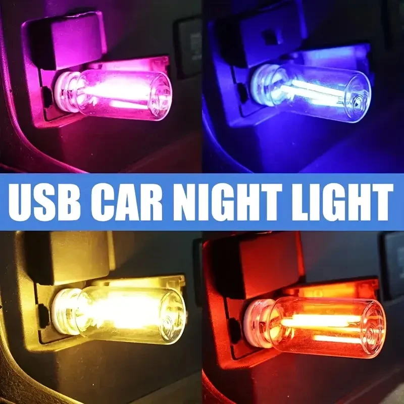 Car USB Night Light Touch Dimmable LED Filament Lamp Portable Lighting Plug Atmosphere Lights Gift for Friend Car Accessories 
Car USB Night Light Touch Dimmable LED Filament Lamp Portable Lighting Plug Atmosphere Lights Gift for Friend Car Accessories