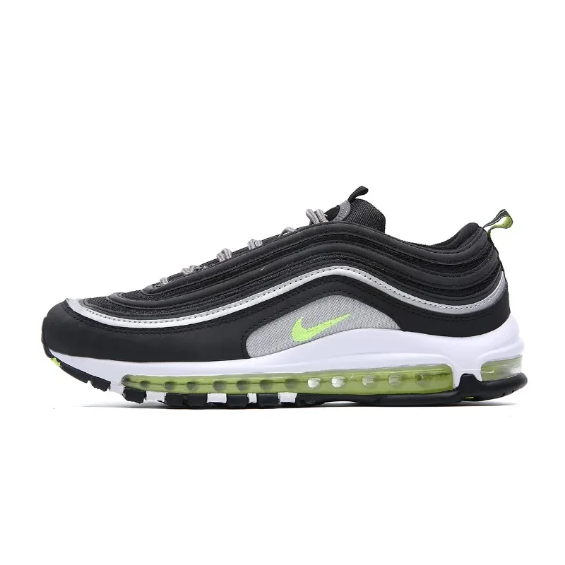 Nike Air Max 97, черный, белый, зеленый, модные универсальные кроссовки на воздушной подушке для мужчин и женщин, повседневные спортивные кроссовки унисекс
Nike Air Max 97, черный, белый, зеленый, модные универсальные кроссовки на воздушной подушке для мужчин и женщин, повседневные спортивные кроссовки унисекс
