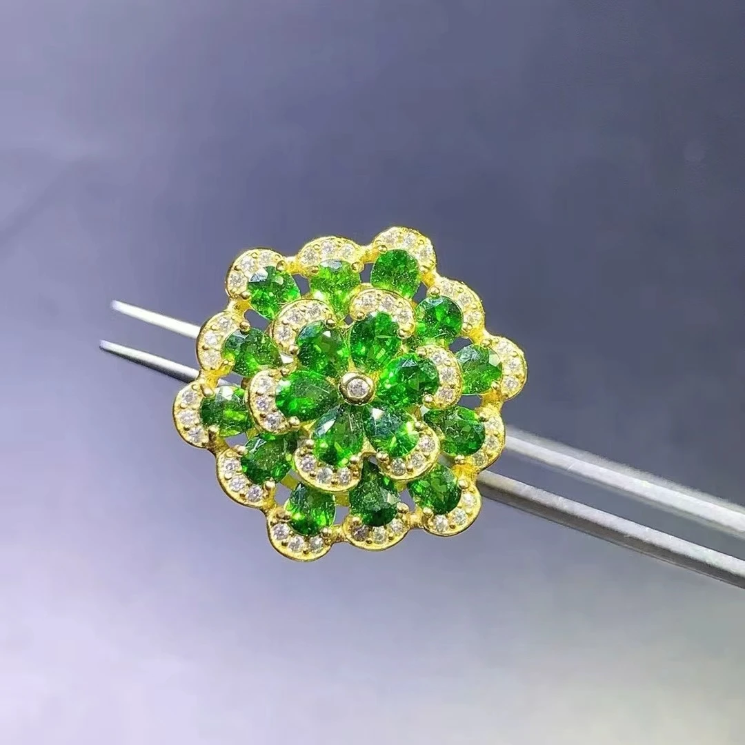 KJJEAXCMY Natural Diopside Ring S925 Sterling Silver Lustrous Elegant Simple Design High-End Jewelry Bestseller for Birthday
KJJEAXCMY Natural Diopside Ring S925 Sterling Silver Lustrous Elegant Simple Design High-End Jewelry Bestseller for Birthday