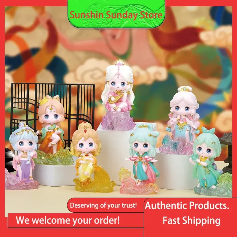 Authentic Dunhuang Flying Apsaras 2nd Generation Blind Box Ancient Festival Gift Cartoon Desktop Figurine Doll Ornament Cartoon
Authentic Dunhuang Flying Apsaras 2nd Generation Blind Box Ancient Festival Gift Cartoon Desktop Figurine Doll Ornament Cartoon