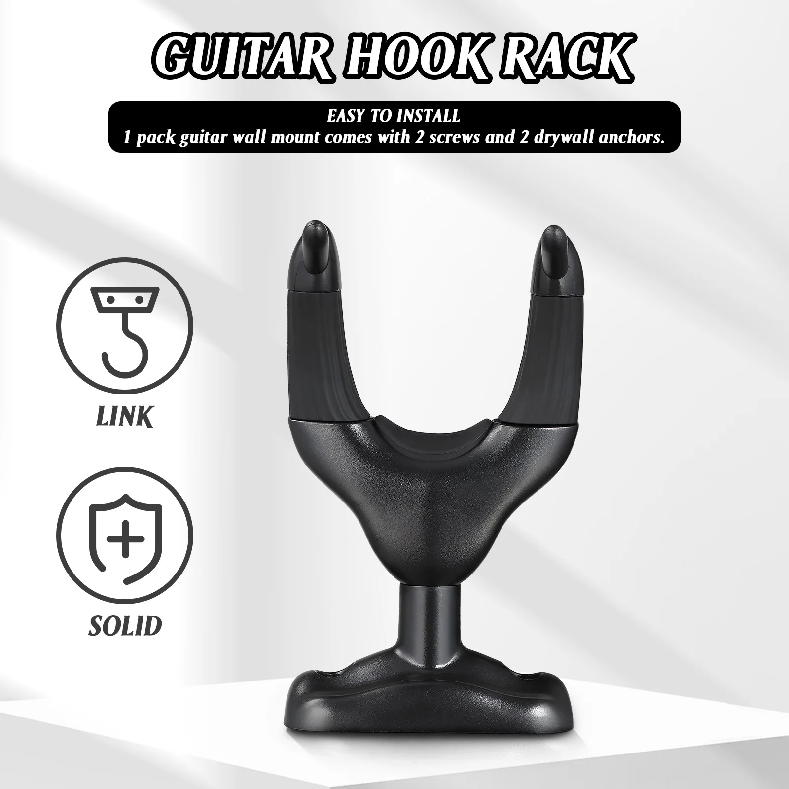 Guitar Wall Mount Hanger Rack Storage Hooks Bracket PC Silicone Accessories Sturdy Material Easy Installation Scratch Free
Guitar Wall Mount Hanger Rack Storage Hooks Bracket PC Silicone Accessories Sturdy Material Easy Installation Scratch Free