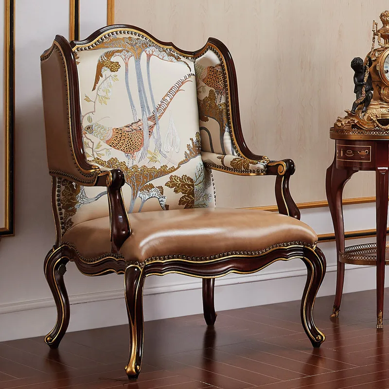 Leather sofa single high chair tiger chair living room balcony leisure chair
Leather sofa single high chair tiger chair living room balcony leisure chair