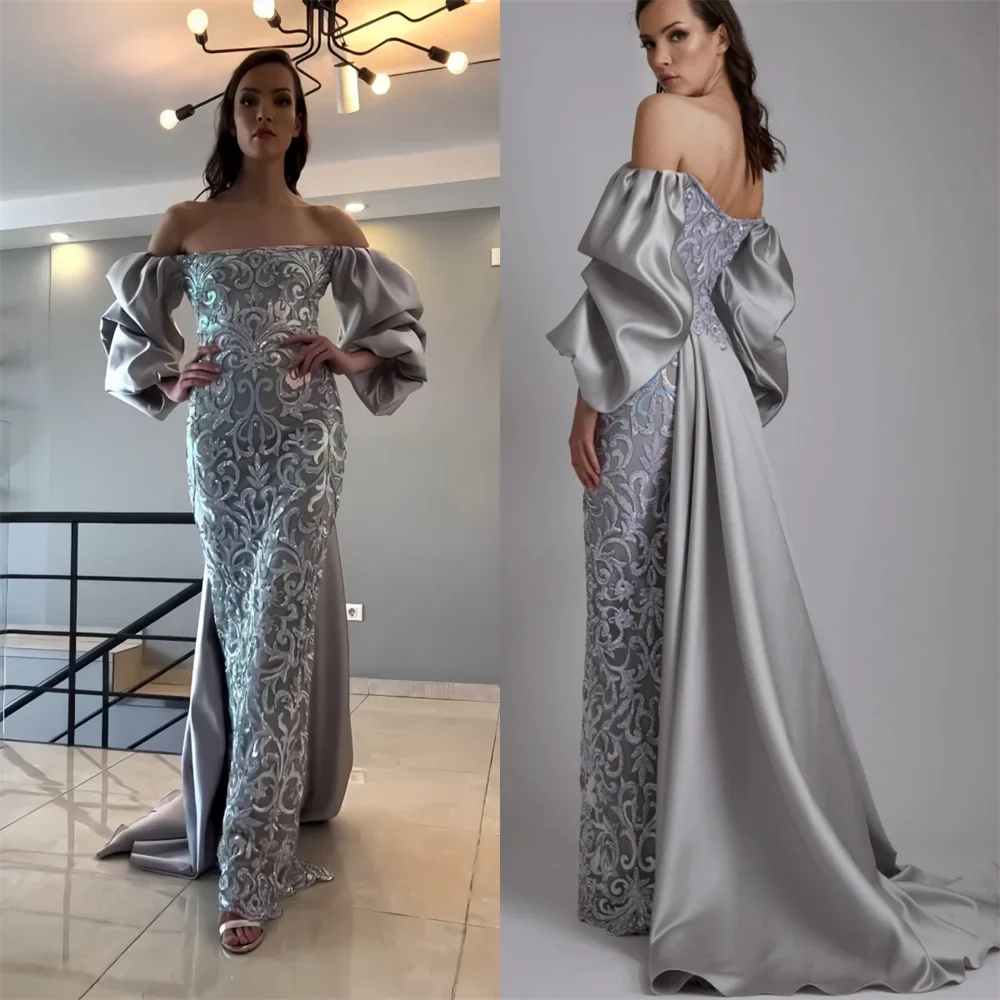 Prom Dress Saudi Arabia Dearin Off-the-shoulder Column Floor Length Skirts Print Bespoke Occasion Dresses Evening Formal Gown
Prom Dress Saudi Arabia Dearin Off-the-shoulder Column Floor Length Skirts Print Bespoke Occasion Dresses Evening Formal Gown
