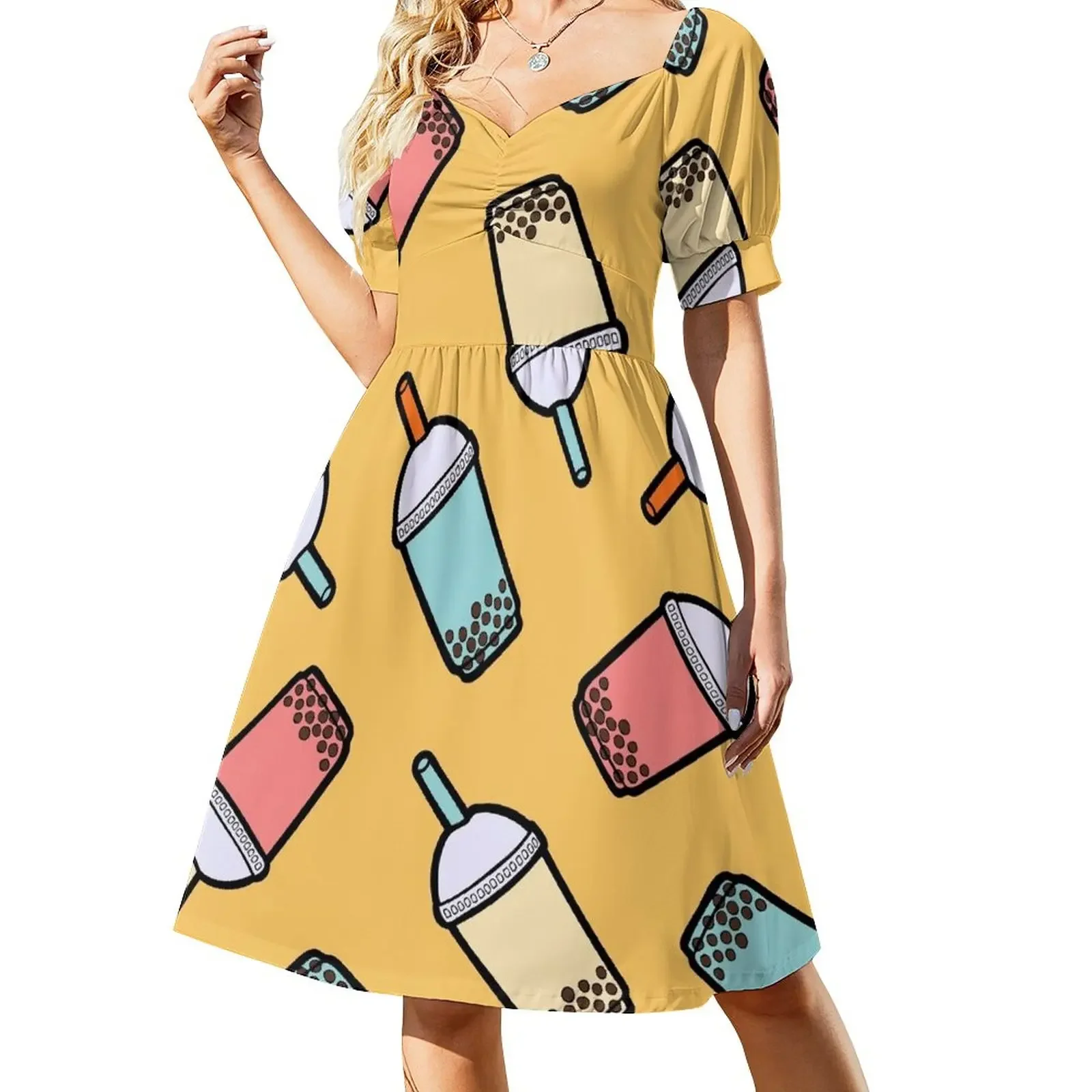 Bubble Tea Pattern Sleeveless Dress Party dresses dress for women 2024 Evening gown
Bubble Tea Pattern Sleeveless Dress Party dresses dress for women 2024 Evening gown