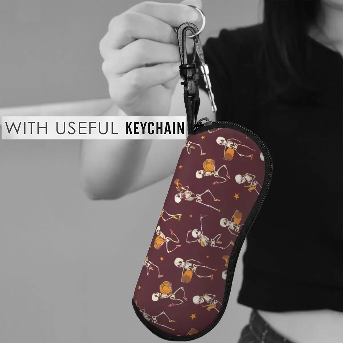 Glasses Case Soft Glasses Bag Dancing And Plating Music Skeletons Portable Sunglasses Box Bag Eyeglasses Case
Glasses Case Soft Glasses Bag Dancing And Plating Music Skeletons Portable Sunglasses Box Bag Eyeglasses Case
